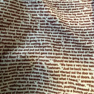 Printed story Tube Scarf 30”x9”